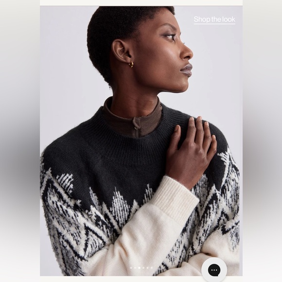 Varley Siren Relaxed Jacquard Sweater - Picture 4 of 9